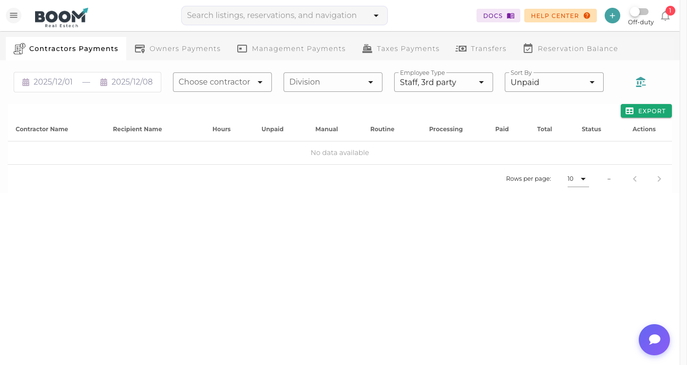 Financials Dashboard