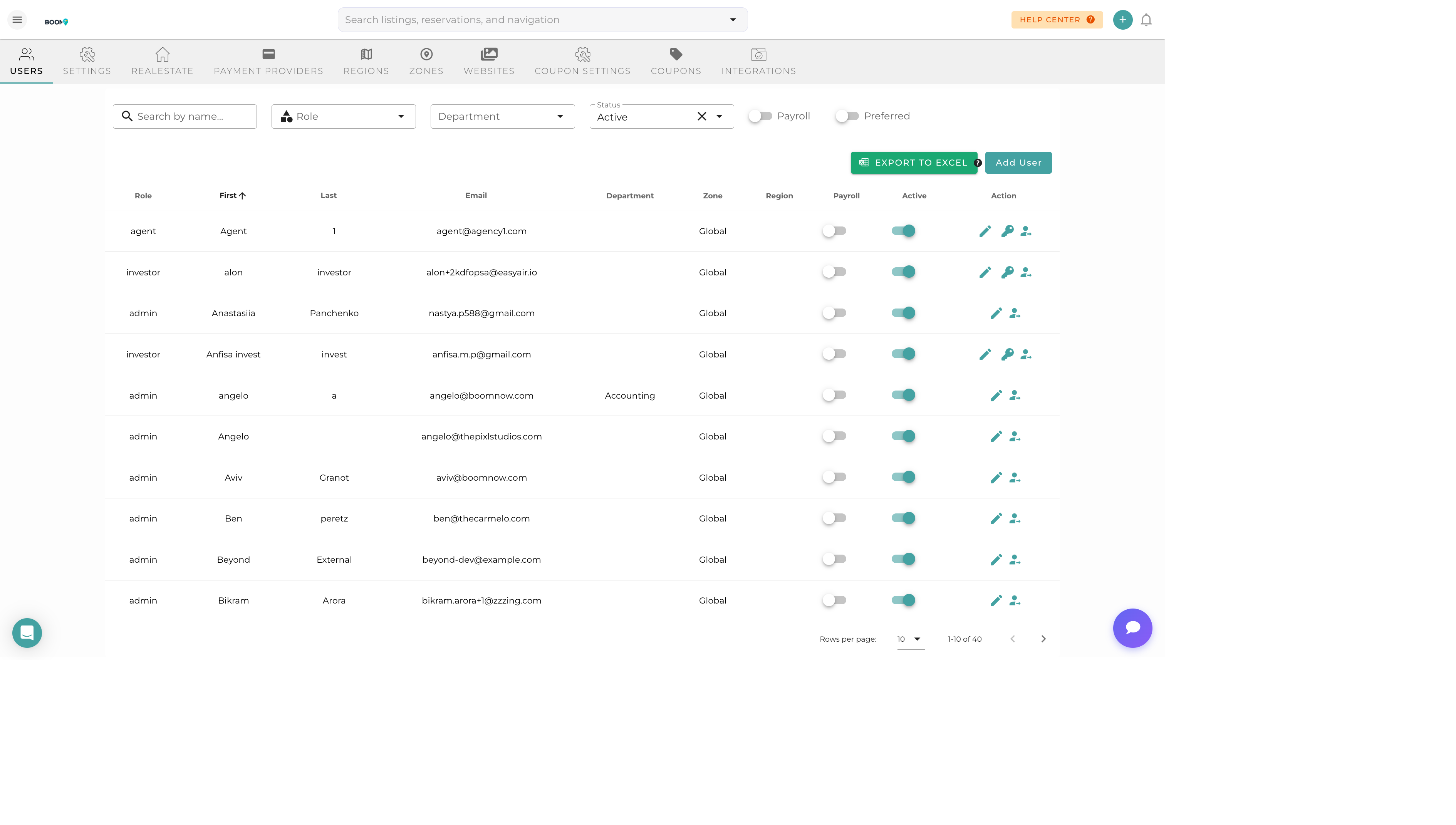 Roles and Permissions in Boom PMS